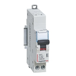 [32324] DISJONCTEUR MODULAIRE P+N C32 4500/4,5KA 1MOD AUTO/AUTO 406786 LEGRAND