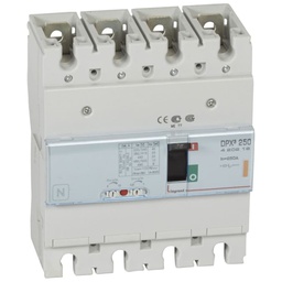 [34873] DISJONCTEUR COMPACT DPX250 4P C250A REGLABLE 0,8 A 1IN 25KA 420219 LEGRAND