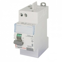 [35094] INTERRUPTEUR DIFFERENTIEL MODULAIRE 2P 40A 300MA AC 2MOD VIS/AUTO 411635 LEGRAND