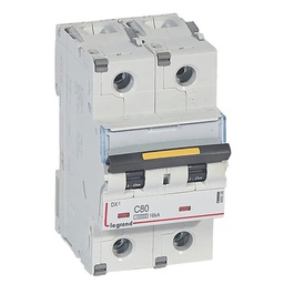 [32377] DISJONCTEUR MODULAIRE 2P C80 1000/16KA 3MOD VIS/VIS 409228 LEGRAND