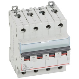 [32378] DISJONCTEUR MODULAIRE 4P C6 6000/10KA 4MOD VIS/VIS 407894 LEGRAND