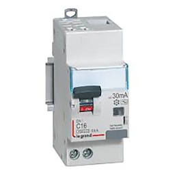 [32387] DISJONCTEUR DIFFERENTIEL MODULAIRE P+N C16 300MA AC 4500/6KA 2MOD VIS/VIS 410725 LEGRAND