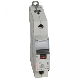 [32388] DISJONCTEUR MODULAIRE 1P C10 6000/10KA 1MOD VIS/VIS 407652 LEGRAND