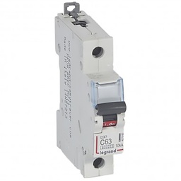 [32394] DISJONCTEUR MODULAIRE 1P C63 6000/10KA 1MOD VIS/VIS 407660 LEGRAND