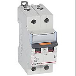 [34903] DISJONCTEUR MODULAIRE 2P C20 6000/10KA 2MOD VIS/VIS 6469 LEGRAND