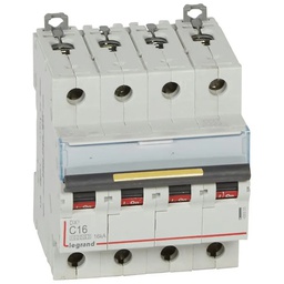 [32449] DISJONCTEUR MODULAIRE 4P C16 10000/16KA 4MOD VIS/VIS 409355 LEGRAND