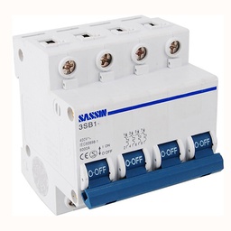 [32457] DISJONCTEUR MODULAIRE 4P 415V 10A SASSIN 163N4P10