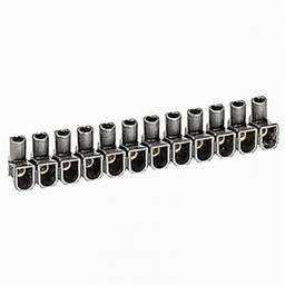 [32475] BARRETTE DE CONNEXION HYPO A VIS 1,5MM2 17,5A 960° NOIR 34263 LEGRAND