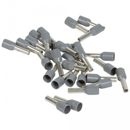 [32500] EMBOUT DE CABLAGE STARFIX A COLLERETTE 2,5MM2 GRIS