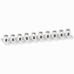 [32542] BARRETTE DE CONNEXION A VIS 10MM2 10A BLANC ANDELI TBS-10A WHITE