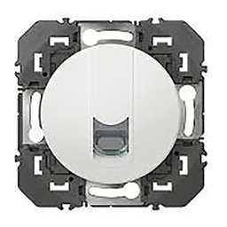 [32566] APPAREILLAGE PRISE RJ 45 CAT 6 BLANC DOOXIE LEGRAND