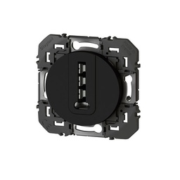 [32653] PRISE TELEPHONE EN T DOOXIE FINITION NOIR - EMBALLAGE BLISTER