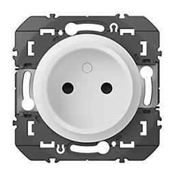 [32654] PRISE DE COURANT 2P A PUITS DOOXIE 16A FINITION BLANC