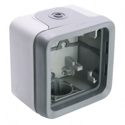 [32747] BOITIER A EMBOUTS A 1POSTE IP55 PLEXO GRIS