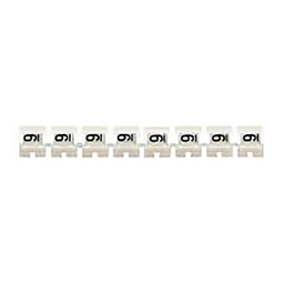 [32762] MEMOCAB REPERE CHIFFRES SUR FOND BLANC N 9