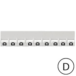 [32773] MEMOCAB REPERE LETTRES SUR FOND NOIR D