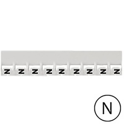 [32783] MEMOCAB REPERE LETTRES SUR FOND NOIR N