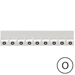 [32784] MEMOCAB REPERE LETTRES SUR FOND NOIR O