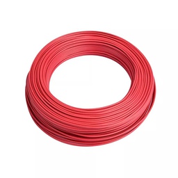 [32960] FIL RIGIDE HO7-VU 4MM2 ROUGE RLX 100M