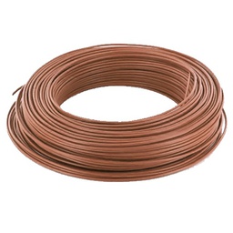 [32965] FIL RIGIDE HO7-VU 1,5MM2 MARRON RLX 100M