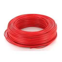 [32981] FIL RIGIDE HO7-VR 10MM2 ROUGE ML