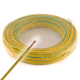 [33024] FIL SOUPLE HO7-VK 16MM2 VERT JAUNE ML