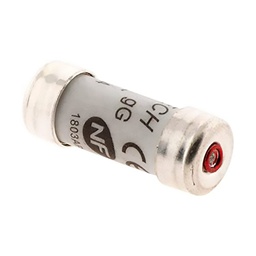 [33042] 3 FUSIBLES 8,5X23 - 10A AVEC VOYANT - NF -