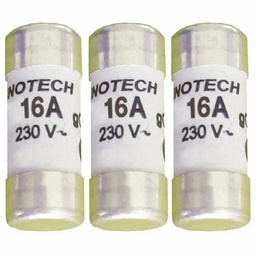 [33055] 3 FUSIBLES CERAMIQUE 10,3X38 - 32A SANS VOYANT - NF