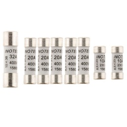 [33058] 8 FUSIBLES 2X10A+5X20A+1X32A SANS VOYANT - NF