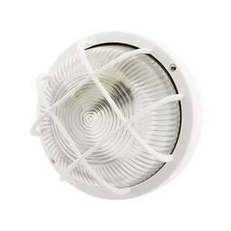 [35059] HUBLOT - ROND - 100W A VIS - IP44 - CLASS 2 + GRILLE DE PROTECTION