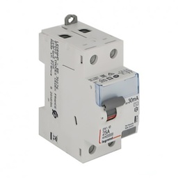 [35092] INTERRUPTEUR DIFFERENTIEL MODULAIRE 2P 25A 30MA AC 2MOD VIS/VIS 8628 LEGRAND