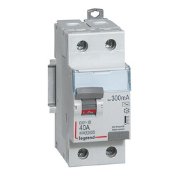 [33132] INTERRUPTEUR DIFFERENTIEL MODULAIRE 2P 25A 30MA AC 2MOD VIS/VIS REF 8689 LEGRAND
