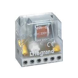 [33170] TELERUPTEUR BIPOLAIRE 10A 250V 50/60HZ LEGRAND 49167