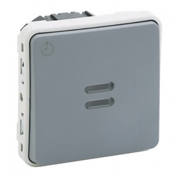 [33173] INTERRUPTEUR TEMPORISE 220V 25S/15MN GRIS