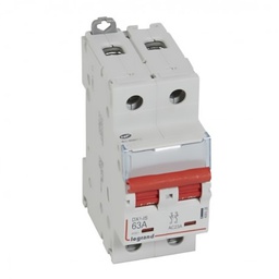 [35120] INTERRUPTEUR MODULAIRE A DECLENCHEMENT 2P 63A 400V 2MOD VIS/VIS 002357 LEGRAND