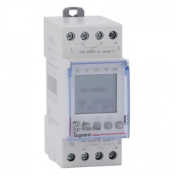 [33192] INTER-HORAIRE MODULAIRE DIGITAL JOUR/HEBDO/ANNUEL 16A 250V 2OF/230V 2MOD BORNES VIS LEGRAND