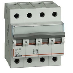 [33231] INTERRUPTEUR SECTIONNEUR MODULAIRE 4P 125A 4MOD VIS/VIS 406490 LEGRAND