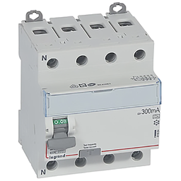 [35105] INTERRUPTEUR DIFFERENTIEL MODULAIRE 4P 25A 300MA A 4MOD VIS/VIS 411684 LEGRAND