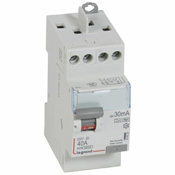 [33238] INTERRUPTEUR DIFFERENTIEL MODULAIRE 2P 40A 30MA HPI 2MOD VIS/VIS 411611 LEGRAND