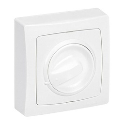 [33267] INTERRUPTEUR VARIATEUR A BOUTON ROTATIF APPAREILLAGE SAILLIE - 300W - BLANC