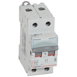 [35116] INTERRUPTEUR MODULAIRE 2P 40A 400V 1MOD VIS/VIS 004327 LEGRAND