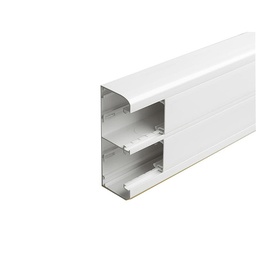 [33378] GOULOTTE CLIPPAGE DIRECT 130X50X2M 2 COMPARTIMENTS (SANS SUPPORT)