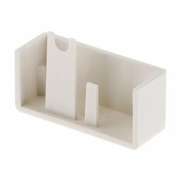 [33477] 4 EMBOUTS / MOULURE 30X10 BLANC