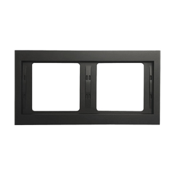 [33548] PLAQUE DOUBLE HORIZONTALE ANTHRACITE DIAMANT