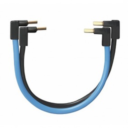 [33563] 2 CORDONS REPIQUAGE BLEU+NOIR H07VK 1X10MM 270MM