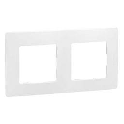 [35196] PLAQUE 2P ESPACE EVOLUTION BLANC
