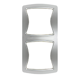 [33618] PLAQUE DBLE VERTIC ALU FINITION MAT DIVINE