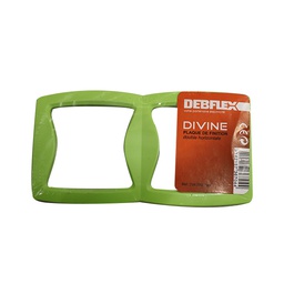 [33626] PLAQUE DBLE VERTIC VERT FINITION MAT DIVINE