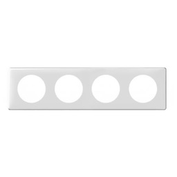 [33646] PLAQUE NEUT 4 P BLANC (SANS PLAQUE