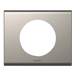 [33649] PLAQUE MAT 1 P NICKEL VELOURS (SANS PLAQUE